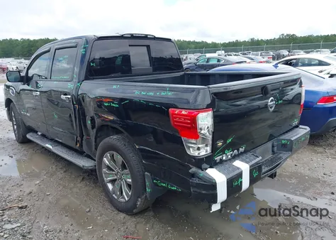 2017 Nissan Titan Sv z USA, uszkodzony, nr VIN 1N6AA1E6XHN573794